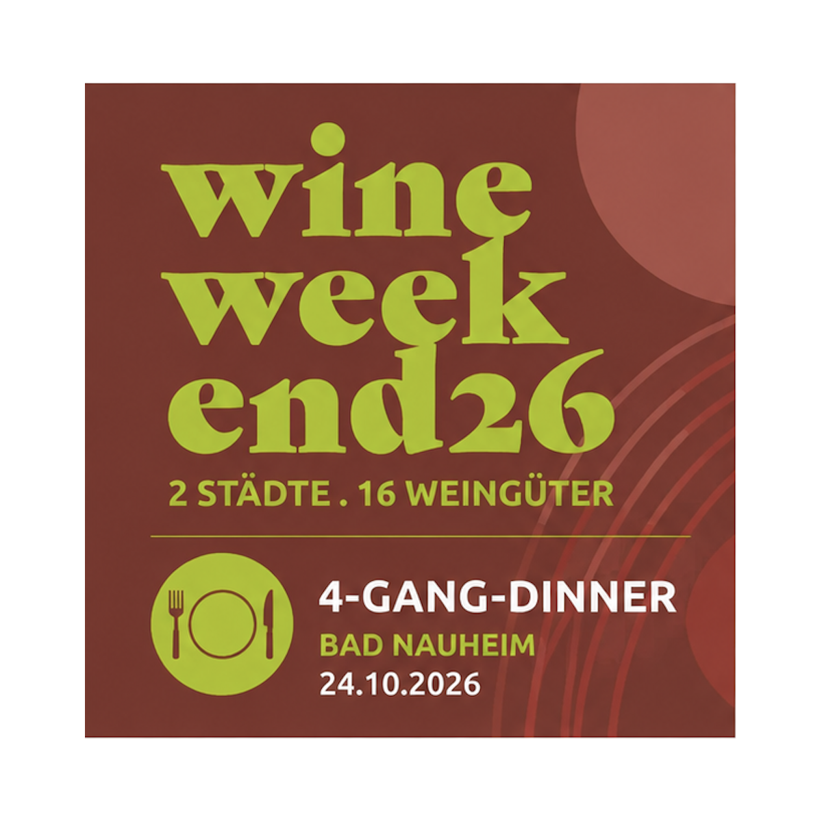 Wine Dinner Bad Nauheim 24.10.2026